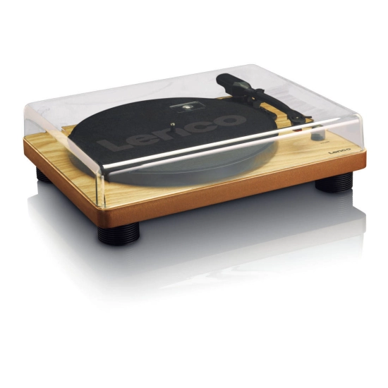 Gramofon LENCO LS-50WD, sa zvučnicima, drveni