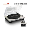 Gramofon LENCO LS-50GY, RCA, USB kodiranje, sa zvučnicima, sivi
