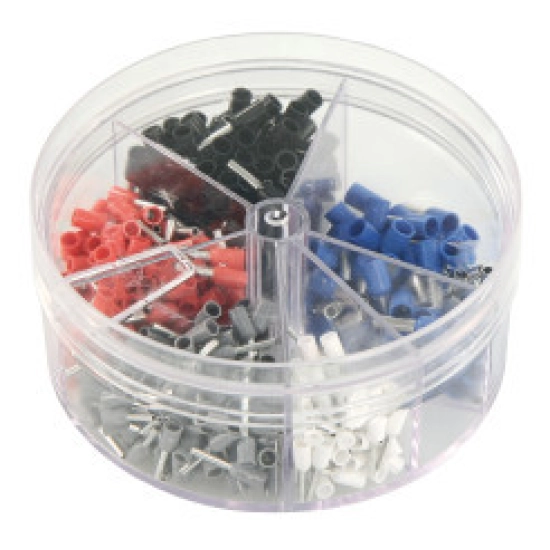 Set kabelskih završetaka izoliranih 0,5-2,5 mm2, 400 dijelova, McPower Set kabelskih završetaka izoliranih 0,5-2,5 mm2, 400 dijelova, McPower