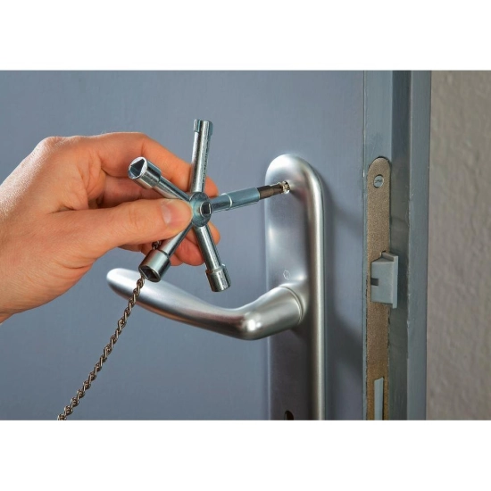 KLJUČ KRIŽNI ZA INSTALACIJSKE ORMARIĆE, TOOLCRAFT KLJUČ KRIŽNI ZA INSTALACIJSKE ORMARIĆE, TOOLCRAFT