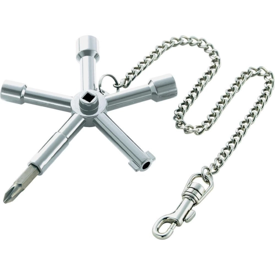 KLJUČ KRIŽNI ZA INSTALACIJSKE ORMARIĆE, TOOLCRAFT KLJUČ KRIŽNI ZA INSTALACIJSKE ORMARIĆE, TOOLCRAFT