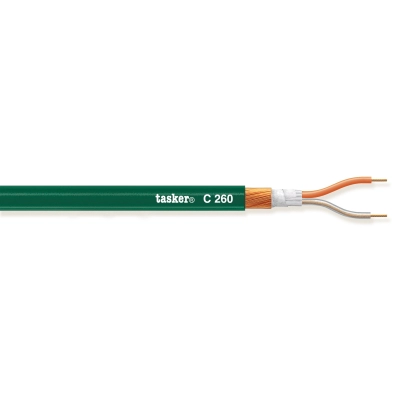 Kabel TASKER C260, mikrofonski, 2x0.25, zeleni   - Tasker