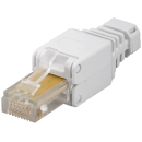 Konektor tel.M. 8-8 polni, RJ-45, CAT 5E, bez alata