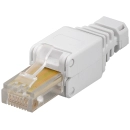 Konektor tel.M. 8-8 polni, RJ45, CAT 5E, bez alata