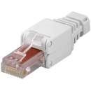Konektor tel.M. 8-8 polni, RJ45, CAT 6, bez alata