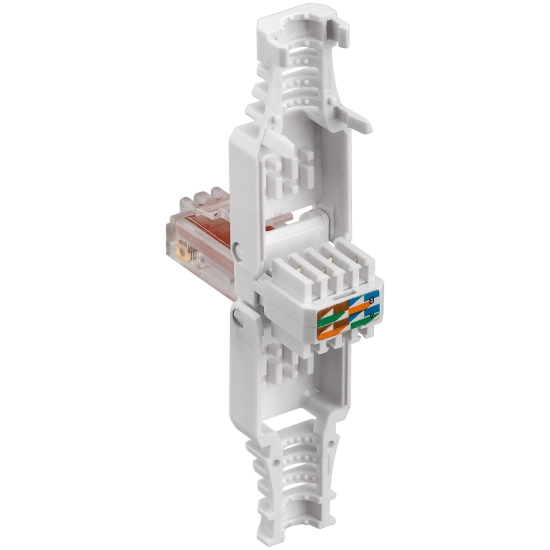 Konektor tel.M. 8-8 polni, RJ45, CAT 6, bez alata Konektor tel.M. 8-8 polni, RJ45, CAT 6, bez alata