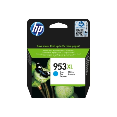 Tinta HP 953XL, F6U16AE, cijan, za OfficeJet Pro 8210/8710/8715/8720/8725/8730   - Tinte