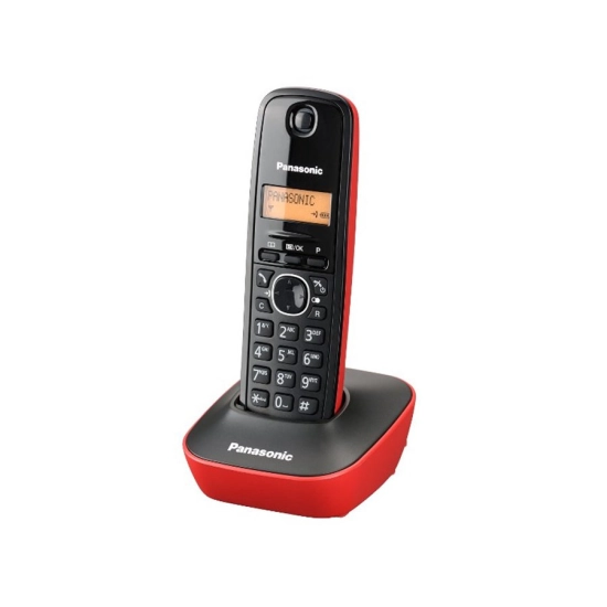 Telefon PANASONIC KX-TG1611FXR, bežični, crveni Telefon PANASONIC KX-TG1611FXR, bežični, crveni