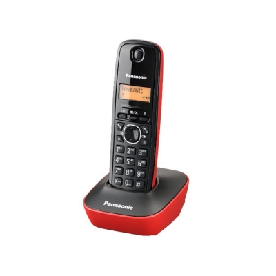 Telefon PANASONIC KX-TG1611FXR, bežični, crveni   - Panasonic
