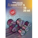 Kabel TASKER TSK 51-10, zvučnik, 2x0.50, crveno-crni, 10m kolut