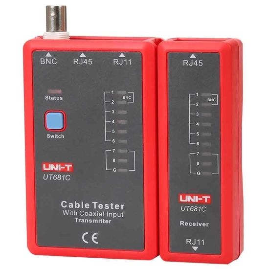 Tester za kabele, UTP, telefonske i ethernet UT-681C, Uni-trend