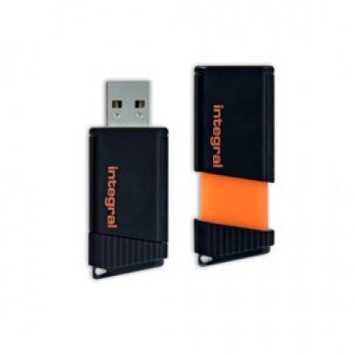 Memorija USB 2.0 FLASH DRIVE, 32 GB, INTEGRAL PULSE, narančasti   - USB memorije