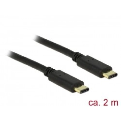 Kabel DELOCK 83332, USB Type-C 2.0 (M) na USB Type-C 2.0 (M), 2m   - Kabeli i adapteri