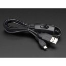 Kabel USB, USB A (M) na USB micro B 2.0 (M), s prekidačem, 1.5m