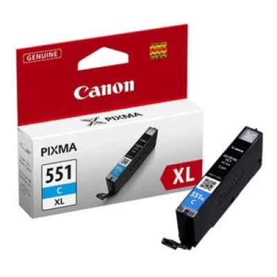 Tinta CANON CLI-551C XL, cijan, za Pixma iX6850/MX925/MG6650/iP7250/MX725/MG6450/MG5450/MG5550/MG5650/iP8750/MG6350/MG7150/MG7550   - Canon