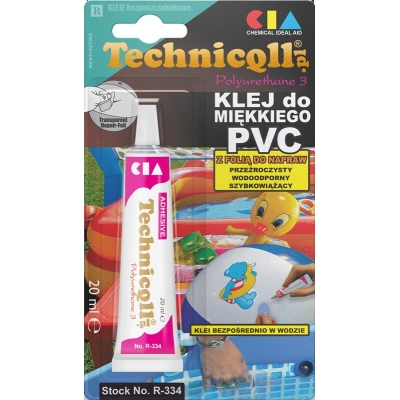 Ljepilo za meku plastiku,PVC, 20ml, R-334, Technicqll   - Ljepila