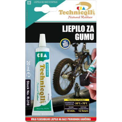 Ljepilo za gumu 20ml, R-310, Technicqll   - Ljepila