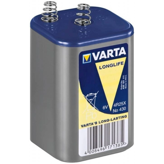 Baterija Zinc-Carbon 6V 4R25 za svjetiljku, Varta 4R25X (430)