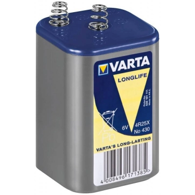 Baterija Zinc-Carbon Varta 6V 4R25 za svjetiljku    - Jednokratne baterije