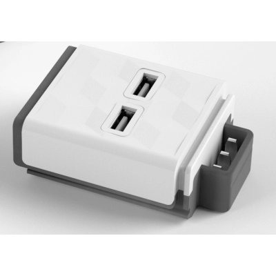 Dodatni modul za produžni kabel POWERCUBE, 2xUSB priključnica, 2.4A, 5VDC   - PowerCube