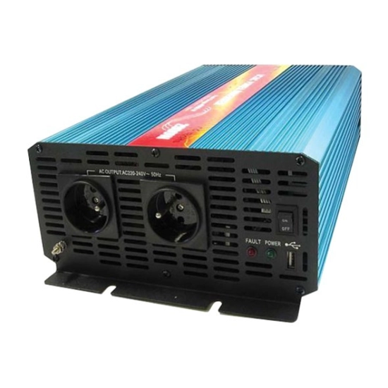 Adapter 24V > 220V 4000/2000 W, sinusni napon, USB A, utičnica sa pinom, CarSPA