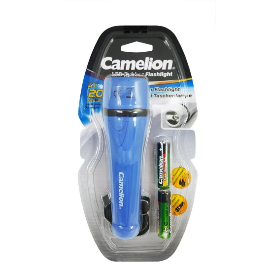 Baterijska svjetiljka 1LED, TRAVLite AA,gumirano kućište, Camelion Baterijska svjetiljka 1LED, TRAVLite AA,gumirano kućište, Camelion