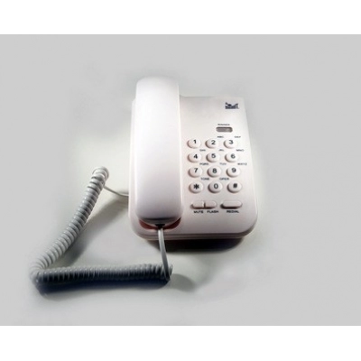 Telefon MEANIT ST 100, žičani, bijeli   - Fiksni telefoni