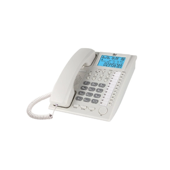 Fiksni telefoni MEANIT ST 200, žičani, bijeli Fiksni telefoni MEANIT ST 200, žičani, bijeli