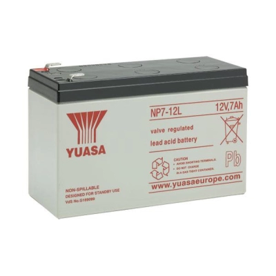 Baterija akumulatorska YUASA NP7-12L 12V 7Ah F6.3 151x65x98 mm   - Yuasa