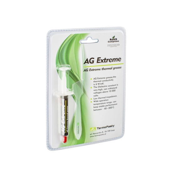 Silikonska pasta 3g, TERMOVODLJIVA, AG EXTREME, AG Termopasty Silikonska pasta 3g, TERMOVODLJIVA, AG EXTREME, AG Termopasty