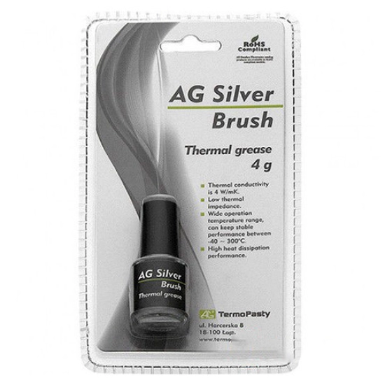 Silikonska pasta  4g, TERMOVODLJIVA, AG SILVER brush,AG Termopasty