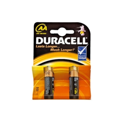 Baterija alkalna Duracell basic AA MN 1500-K2 2 kom     - Jednokratne baterije