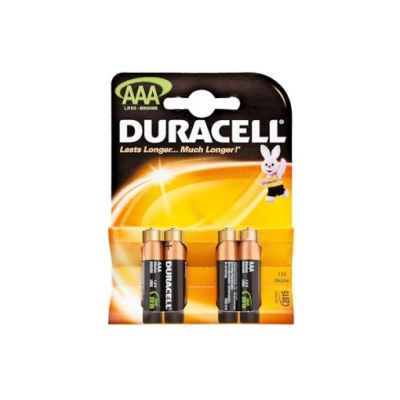 Baterija alkalna Duracell basic AAA MN 2400-K4 4 kom    - Jednokratne baterije