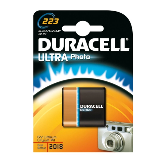 Baterija litijeva Duracell DL223 CRP2 6V 1 kom