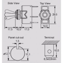 KIP PREKIDAČ 1-0-(1) POVRATNI/NEPOVRATNI 10A/250V, Arcoelectric