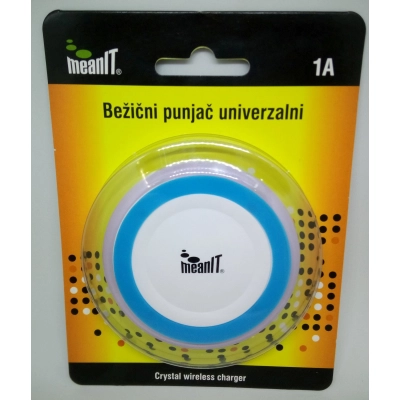 Kućni punjač MEANIT, bežični univerzalni, bijelo plavi - MeanIt Kućni punjač MEANIT, bežični univerzalni, bijelo plavi - MeanIt