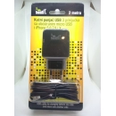 Kućni punjač MEANIT, 3x USB, micro USB i iPhone 5,6,7,8,X, crni