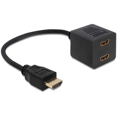 Razdjelnik DELOCK, HDMI 1u2 Ethernet, 4K, 3D 65226