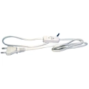 Kabel mrežni 2x0.75 EMOS, s prekidačem i utikačem, bijeli