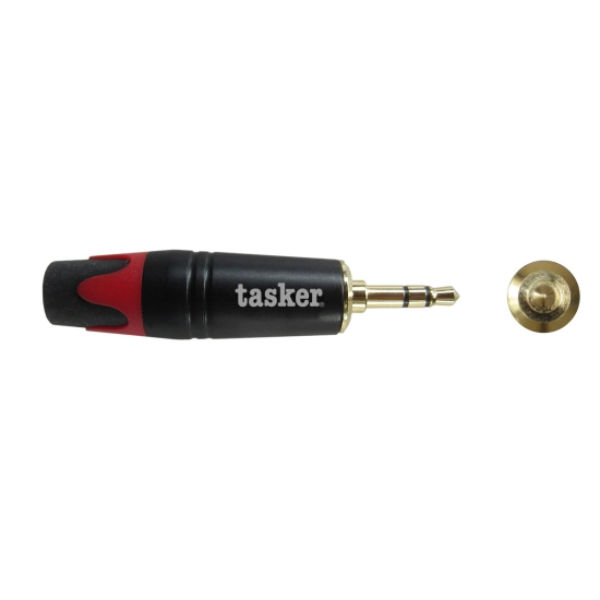 Konektor 3.5mm TRS (M) za kabel PROFI SP82 GB3,5S-R TASKER, crveni Konektor 3.5mm TRS (M) za kabel PROFI SP82 GB3,5S-R TASKER, crveni