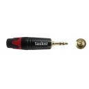 Konektor 3.5mm TRS (m) za kabel PROFI SP82 GB3,5S-R TASKER RED