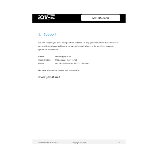 BME680 Breakout - Air Quality, Temperature, Pressure, Humidity Sensor