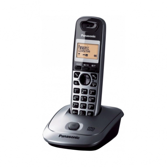 Telefon PANASONIC KX-TG2511FXM, bežični, sivi metalik