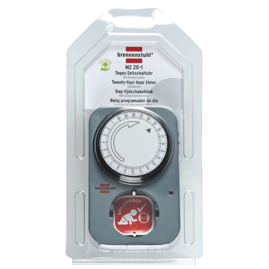 Timer mehanički 220 V/16A ,96 preklopa / 24 h, Brennenstuhl MZ21