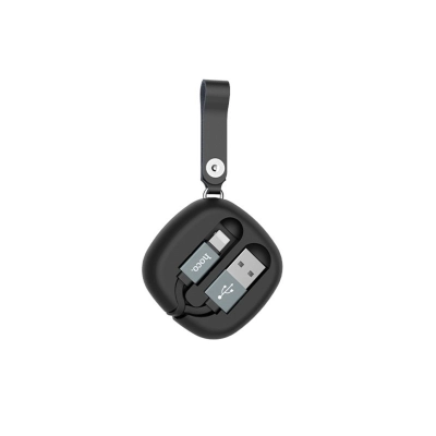 Kabel HOCO U33, uvlačivi, Lightning, crni - Hoco Kabel HOCO U33, uvlačivi, Lightning, crni - Hoco