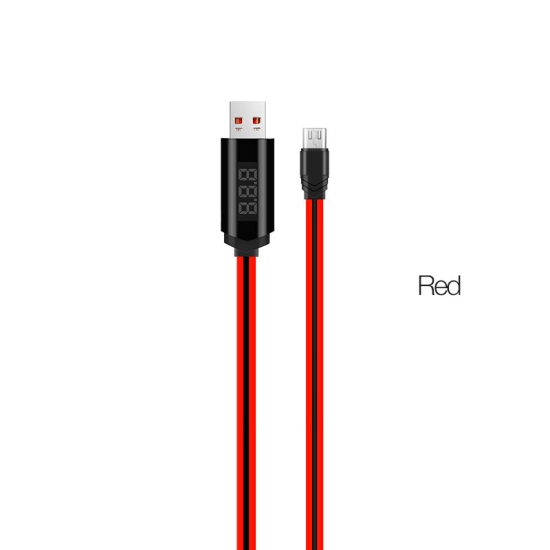 Kabel HOCO U29 LED displayed timing, micro, crveni Kabel HOCO U29 LED displayed timing, micro, crveni
