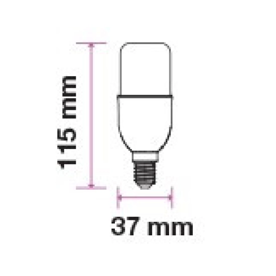 Žarulja LED E14 9W, 2700K, toplo svjetlo,svijeća T37 , V-tac 2029 Žarulja LED E14 9W, 2700K, toplo svjetlo,svijeća T37 , V-tac 2029