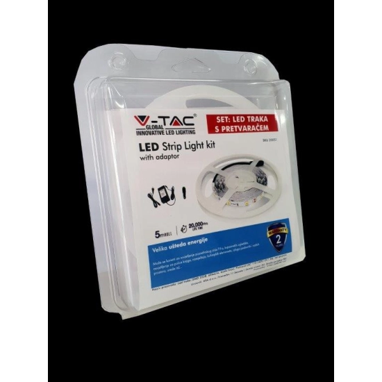 LED set dekorativni bijeli, 5m/300x3528 LED, IP20, SKU-20051 LED set dekorativni bijeli, 5m/300x3528 LED, IP20, SKU-20051