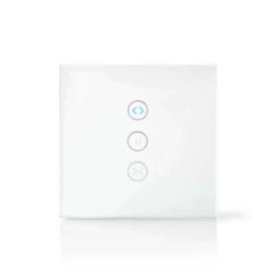 Prekidač zidni, NEDIS WIFIWC10WT, Wi-Fi, za rolete i sl.   - Smart Home