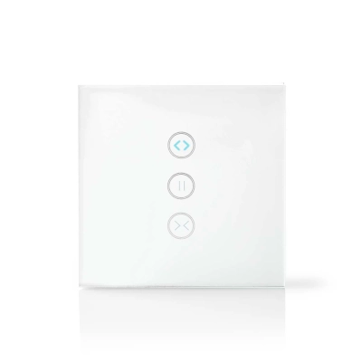 Prekidač zidni, NEDIS WIFIWC10WT, Wi-Fi, za rolete i sl.